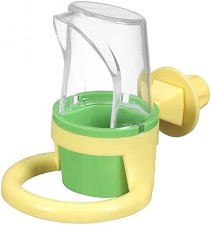 JW Pet Company Clean Cup Feeder and Water Cup Bird Accessory, Small, Colors may vary