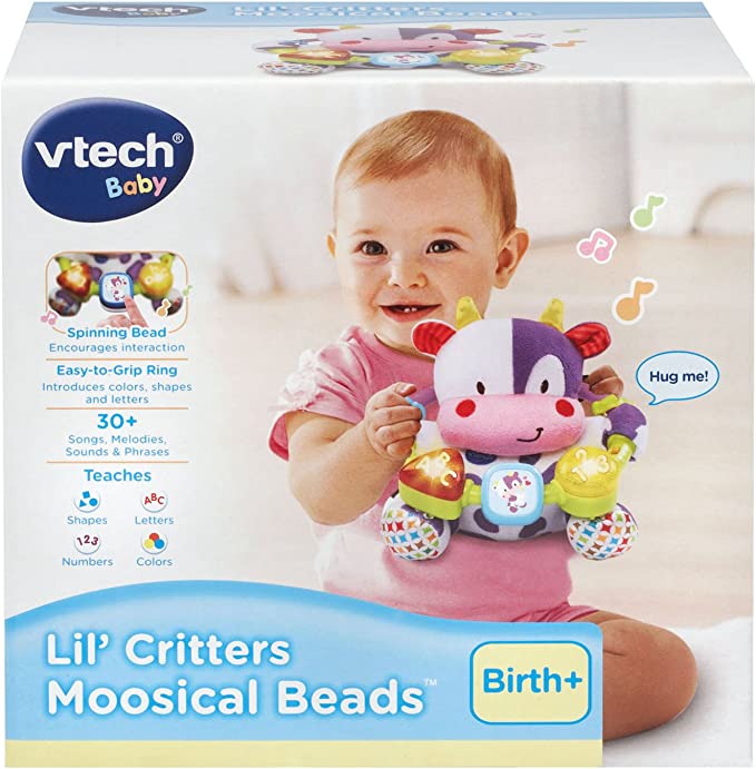 VTech Baby Lil’ Critters Moosical Beads Amazon Exclusive, Purple