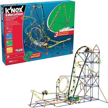 K’NEX Education ‒ STEM Explorations: Roller Coaster Building Set – 546 Pieces – Ages 8+ Construction Education Toy